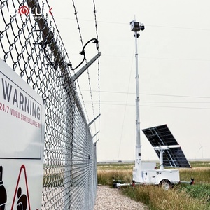 Biglux mới nhất năng lượng mặt trời tháp máy ảnh 2*600W tấm pin mặt trời di động năng lượng mặt trời tháp giám sát di động Trailer 4G 5g starlink - Product Image 5