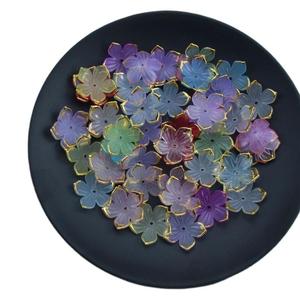500 gr/beutel handgemachte Perlen DIY Zubehör Blüten blätter Fünf-Blütenblatt Blume DIY Acryl Kunststoff & Lucite Perlen - Product Image 5