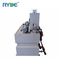 Sistema de Dosificación de Floculante Químico para Plantas de Tratamiento de Aguas Residuales Industriales con Bomba, Motor, PLC y Acero Inoxidable 304, 500L/H