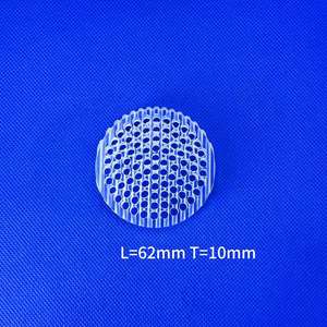 Plaquettes de quartz synthétique fusionné de haute qualité, pureté élevée SiO2, diamètre 62 mm, disques de quartz de précision de qualité optique - Product Image 1