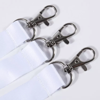 Großhandel Günstige Versandkosten Individuelles Logo Sublimationsdruck Polyester Ausweiskartenhalter Halsbänder für Veranstaltungen