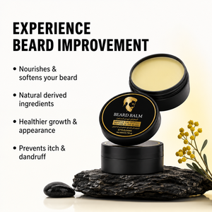 Kit Baume à Barbe Fait Main, Cire et Huile de Croissance pour la Coiffure et l'Entretien Quotidien de la Barbe - Product Image 6
