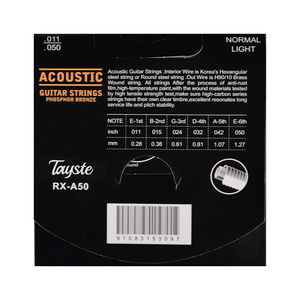 <span class=keywords><strong>Cuerdas</strong></span> de <span class=keywords><strong>Guitarra</strong></span> Acústica de Acero de Alta Gama OEM al por Mayor del Fabricante, Hechas en China - Product Image 3