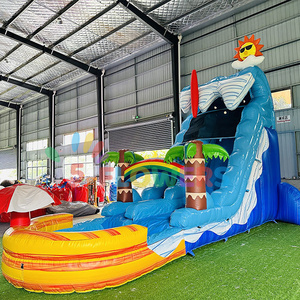 Château gonflable <span class=keywords><strong>avec</strong></span> toboggan aquatique et <span class=keywords><strong>piscine</strong></span> - Product Image 2