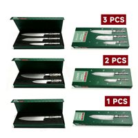 Ensemble de couteaux professionnels en acier Damas VG10 à 67 couches, manche octogonal en résine, couteau Kiritsuke, couteaux à sushi avec support magnétique