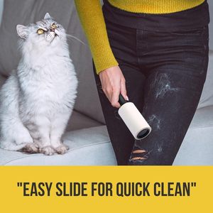 Rodillo quitapelusas portátil para limpieza del hogar, cinta adhesiva de papel para pelo de perro, gato y otras mascotas, rodillos quitapelusas para ropa - Product Image 3