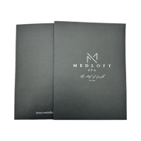 Carpeta de Presentación Profesional Ecológica Tamaño Carta A4 Personalizada Bolla con Logotipo en Relieve, Estampado en Lámina y Impresión en Papel