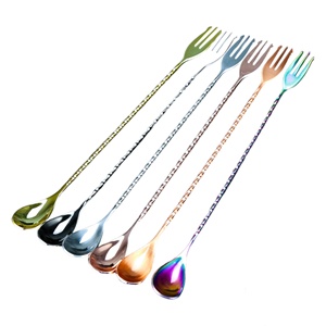 Meilleure qualité multi-usages métal café cuillère à mélanger bâton cuillère au prix de gros - Product Image 1