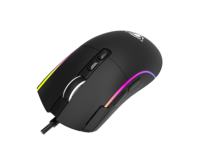 Souris de jeu filaire JEDEL8D GM910 avec éclairage RGB, bouton double clic programmable, bonne texture, souris de jeu