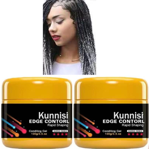 Gel Coiffant 4C pour Dreadlocks et Tresses, Faible MOQ, Personnalisable avec Votre Logo, Fixation Forte, 100g, Parfum Fraise, Vente en Gros - Product Image 3