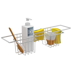 Modern Stainless Steel Kitchen Sink <b>Drain</b> Rack <b>Basket</b> Multifunctional Storage Wall-Mounted Eco-Friendly Dish Water Filter Hotel - Product Image 3