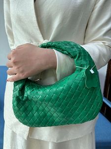 Bolso de hombro tejido para <span class=keywords><strong>mujer</strong></span>, bolso de mano de cuero PU, bolso de mano tejido grande, bolso para axilas - Product Image 4