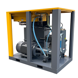 <span class=keywords><strong>Compresor</strong></span> de Aire de Tornillo Lubricado de Bajo Ruido para Taller, 22-30KW, 30-40HP, 1000/1500L, 240V, 3 Fases, 0.8MPa - Product Image 6