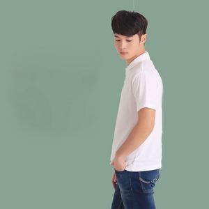 T-shirt à revers personnalisé Polo pour hommes avec col Chemise publicitaire Style fin - Product Image 5