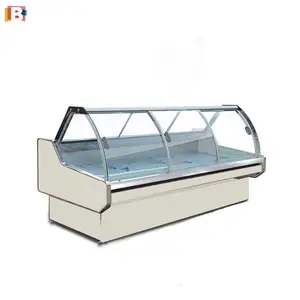 Commercial Meat Deli Display Freezer Refrigerator For Butcher Meat Shop showcase refrigerator for fresh meat/fish/beef