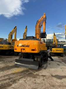 Excavadora de ruedas usada original Hyundai 210W-7 excavadora Hyundai de alta calidad a la venta excavadora de ruedas de Corea del Sur 210w-7 - Product Image 2