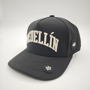 Casquettes de baseball unisexes originales avec logo brodé, ajustables, 5 panneaux, en tissu Dobby à pois léopard, chapeaux de golf personnalisés - Product Image 2