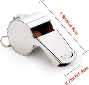 Silbato de Fútbol de Acero Inoxidable, Regalo para Árbitros de Baloncesto, Hockey, Voleibol, Atletismo y Deportes al Aire Libre - Product Image 3