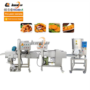 Xinlongjia เครื่องทำเบอร์เกอร์อุตสาหกรรม6ชิ้นเครื่องทำไส้เนื้อแช่แข็ง - Product Image 4
