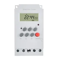 Minuteur numérique programmable AC 220V 25A à rail DIN, contrôleur électronique avec écran LCD et horloge – Offre spéciale