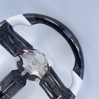 Usine RPPF vente en gros de pièces automobiles meilleure vente de volant en fibre de carbone LED pour Ford Mustang 2010-2014