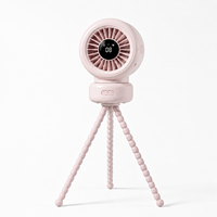 Ventilateur élégant pour poussette, 3 couleurs, avec refroidissement silencieux pour berceau, vélo et bureau