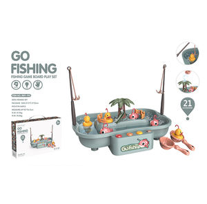 Jouets de pêche en plastique, 5 pièces, bon marché, poisson de canard pour enfants avec ensemble, été - Product Image 6