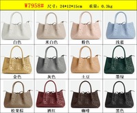 Tas Selempang Wanita Elegan Tenun Tangan Murni Pinacoteca dengan Pegangan Tunggal, Dompet Koin Modis dengan Lapisan PU untuk Wanita