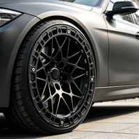 Jantes Bku forgées 5x112 5x120 Beadlock pour BMW M3 F30 M4 F82 17 18 pouces, jantes en alliage d'aluminium noir personnalisées pour course de dragster