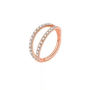 Anillos de Nariz de cristal de <span class=keywords><strong>doble</strong></span> capa de acero inoxidable 316L, pendientes de cartílago, anillos de <span class=keywords><strong>labio</strong></span>, para <span class=keywords><strong>el</strong></span> cuerpo <span class=keywords><strong>Piercing</strong></span>, joyería - Product Image 6