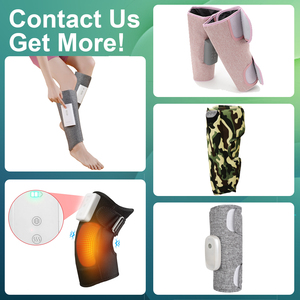 HEALTHPAL-masajeador de compresión de aire para brazos y piernas, masajeador de compresión de aire caliente para Rls y <span class=keywords><strong>Edema</strong></span> - Product Image 6