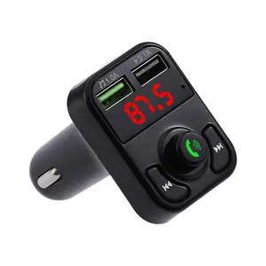 Usb Fast Charger Car Music Player Fm Modulator Audio Frequency Radio Car Bluetooths 5.0 Handsfree Car Kit Fm Transmitter