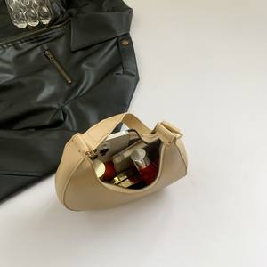 Designer alla moda <span class=keywords><strong>Luna</strong></span> borsa sotto il braccio borsetta piccola mezzaluna da donna in pelle - Product Image 3