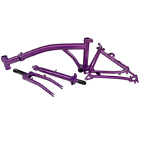 Cadre en acier au chrome-molybdène pour vélo Brompton M, guidon pliable en trois parties, 7 vitesses, 74x112MM