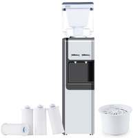 Seau purificateur d'eau à alimentation par gravité de 6,6 gallons avec filtre de purification UF en céramique, compatible avec la plupart des distributeurs pour le bureau et la maison