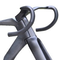 Nouveau cadre de vélo de route en fibre de carbone 2026 avec frein à disque et guidon aile de mouette compatible Di2 700C