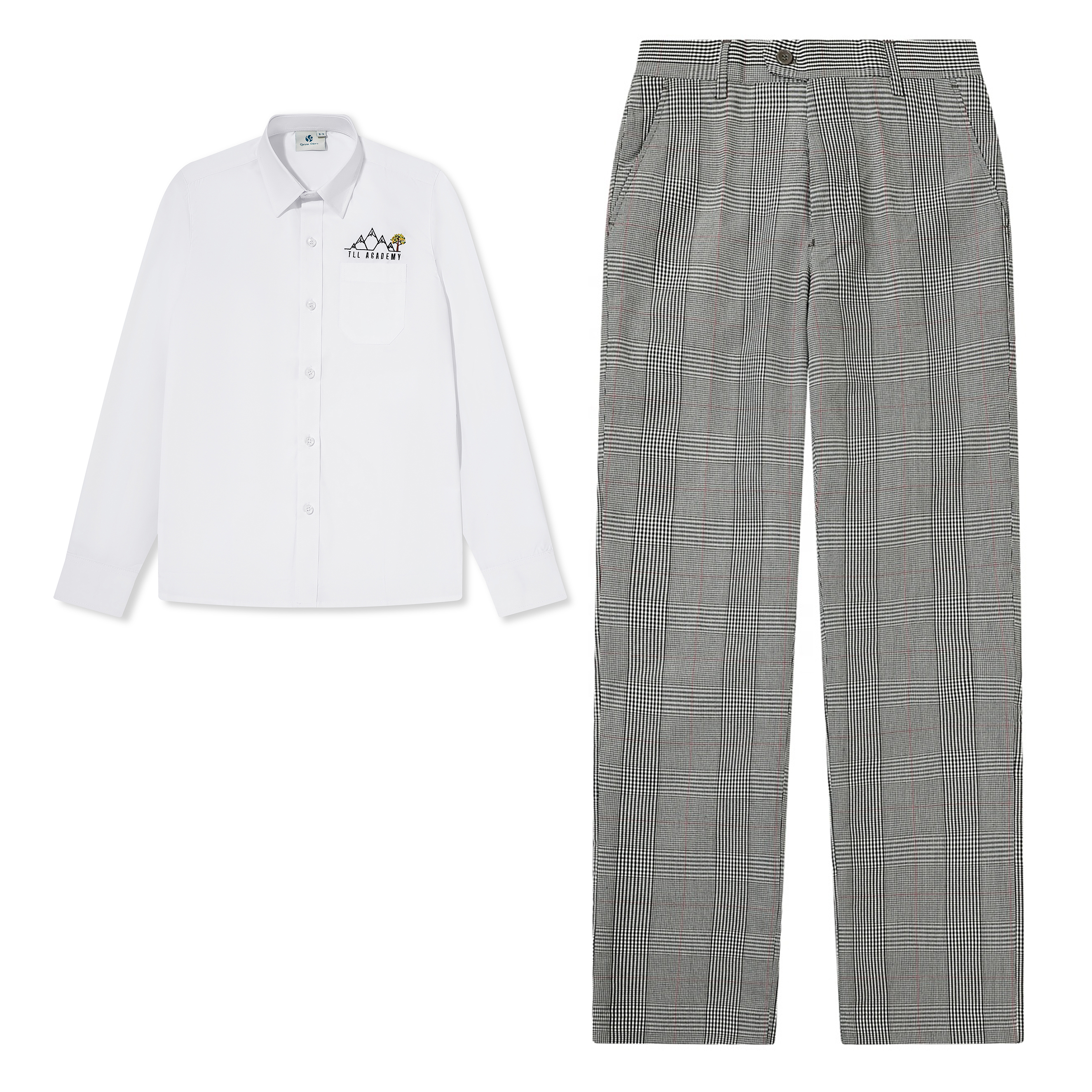 Pantalon de jogging avec intérieur molletonné fille gris chine