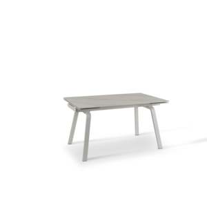 Tavolo da pranzo in legno moderno allungabile Cosmo assemblato tavolo da cucina ovale con 80cm X 140/200cm H 76cm per uso arredamento per la casa - Product Image 1