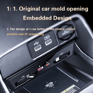Station de charge rapide filaire pour voiture, mise à niveau et modification automobile 2023-2025, compatible avec Honda Civic/Integra - Product Image 4