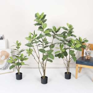 <span class=keywords><strong>Planta</strong></span> Artificial <span class=keywords><strong>de</strong></span> Ficus Altissima en Maceta, Decoración para Interiores, Hogar, Oficina, Jardín, Plantas Artificiales - Product Image 1