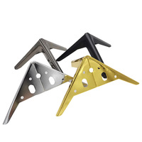 Factory Direct Stark tragende goldene und schwarze Y-förmige Stativ füße für Möbel Schlafs ofa-Metall-und Eisen-Vakuum-Galvanik