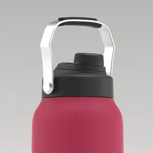 64oz 128oz Gym Sports Water Bottles Stainless Steel Vacuum Insulated Water Jug Drinking Bottle Outdoors