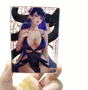 Carte de visite NFC en métal Ntag216 de haute qualité, imprimée - Product Image 1