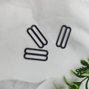 VietNam Factory Price Bra Buckle Adjustment Nylon Coated Bra Ring Slider Hook in Color With High Quality 8 Rings for Underwear - Product Image 2