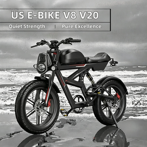 Bicicleta Eléctrica de 48v 2000w para Adultos, Modelo V8 V20, Disponible en EE. UU., con Cuadro de Acero y Batería de Litio - Product Image 5