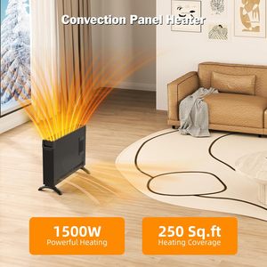 Chauffage Électrique Portable à Convection 2000W avec Télécommande, 2 Vitesses, Moteur de Ventilateur, Affichage Numérique et Mécanique, Idéal pour Salon Intérieur - Product Image 3
