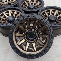 Maßgefertigte Offroad-Beadlock-Schmiedefelgen 5x112 5x114.3 5x115 5x120 5x127 5x130 6x5 6x135 6x130 6x139.7 8x165.1 für Hummer Suzuki