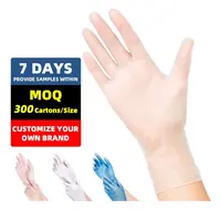 Fabrika fiyat tek kullanımlık tozsuz vinil tıbbi kontrol gıda servis dokunmatik ekran temizlik eldiveni güzellik bakımı için dövme