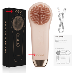 Brosse nettoyante faciale vibrante électrique en silicone OEM, étanche IPX7, <span class=keywords><strong>appareil</strong></span> de nettoyage des <span class=keywords><strong>pores</strong></span> portable <span class=keywords><strong>pour</strong></span> hommes et femmes - Product Image 6