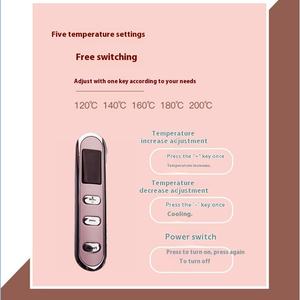 Rizador <span class=keywords><strong>de</strong></span> <span class=keywords><strong>Pelo</strong></span> Automático Ajustable con <span class=keywords><strong>Triple</strong></span> Barril, Varita <span class=keywords><strong>de</strong></span> Onda Grande <span class=keywords><strong>de</strong></span> Calentamiento Rápido para Uso Doméstico, Pantalla LCD, Fuente <span class=keywords><strong>de</strong></span> Energía Eléctrica - Product Image 5